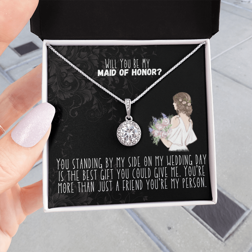 Maid of honor necklace, maid of honor proposal, bridesmaids proposal, wedding gift, wedding gift ideas, wedding necklaces, gift for maid of honor, MOH gifts, necklaces for bridesmaids