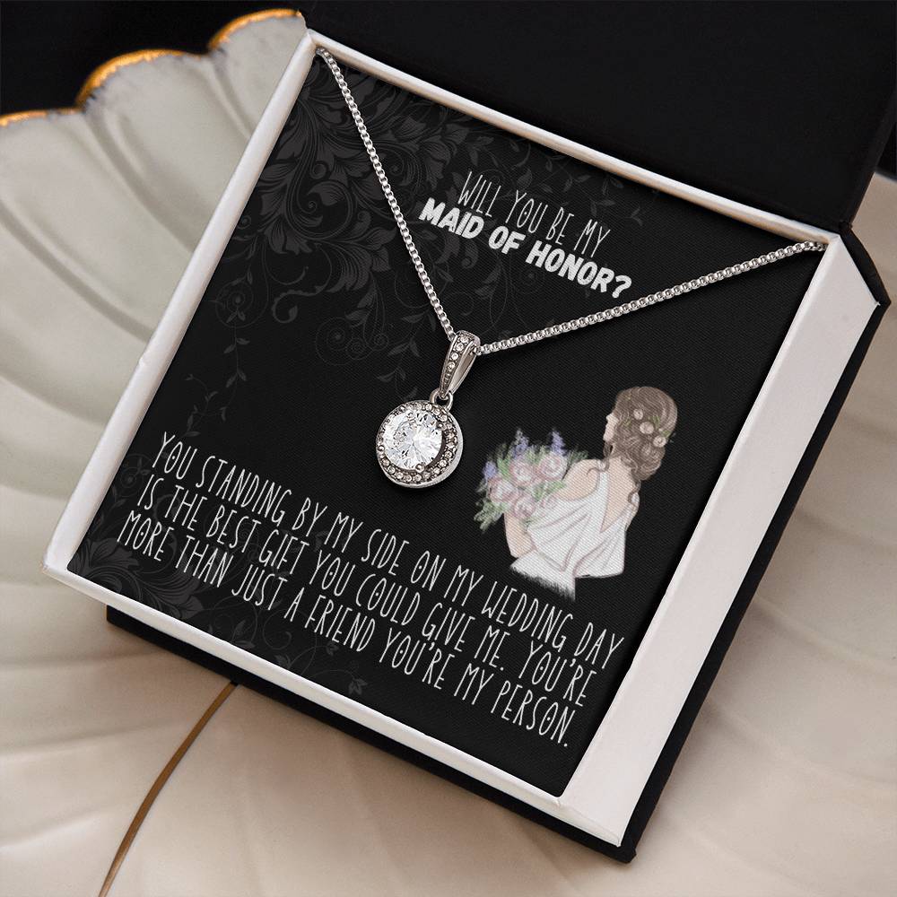 Maid of honor necklace, maid of honor proposal, bridesmaids proposal, wedding gift, wedding gift ideas, wedding necklaces, gift for maid of honor, MOH gifts, necklaces for bridesmaids