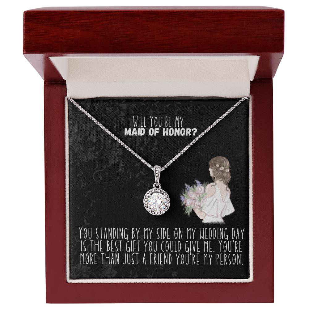 Maid of honor necklace, maid of honor proposal, bridesmaids proposal, wedding gift, wedding gift ideas, wedding necklaces, gift for maid of honor, MOH gifts, necklaces for bridesmaids