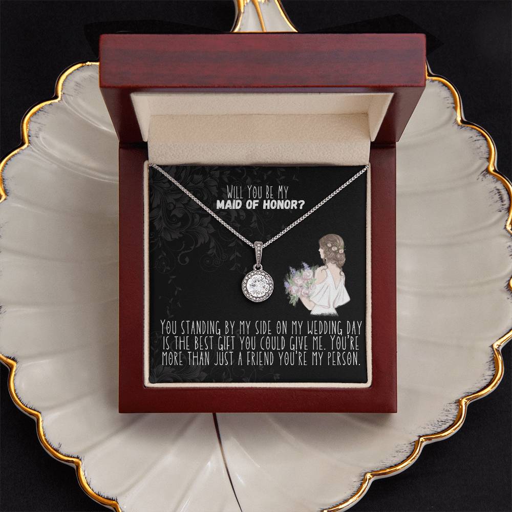 Maid of honor necklace, maid of honor proposal, bridesmaids proposal, wedding gift, wedding gift ideas, wedding necklaces, gift for maid of honor, MOH gifts, necklaces for bridesmaids