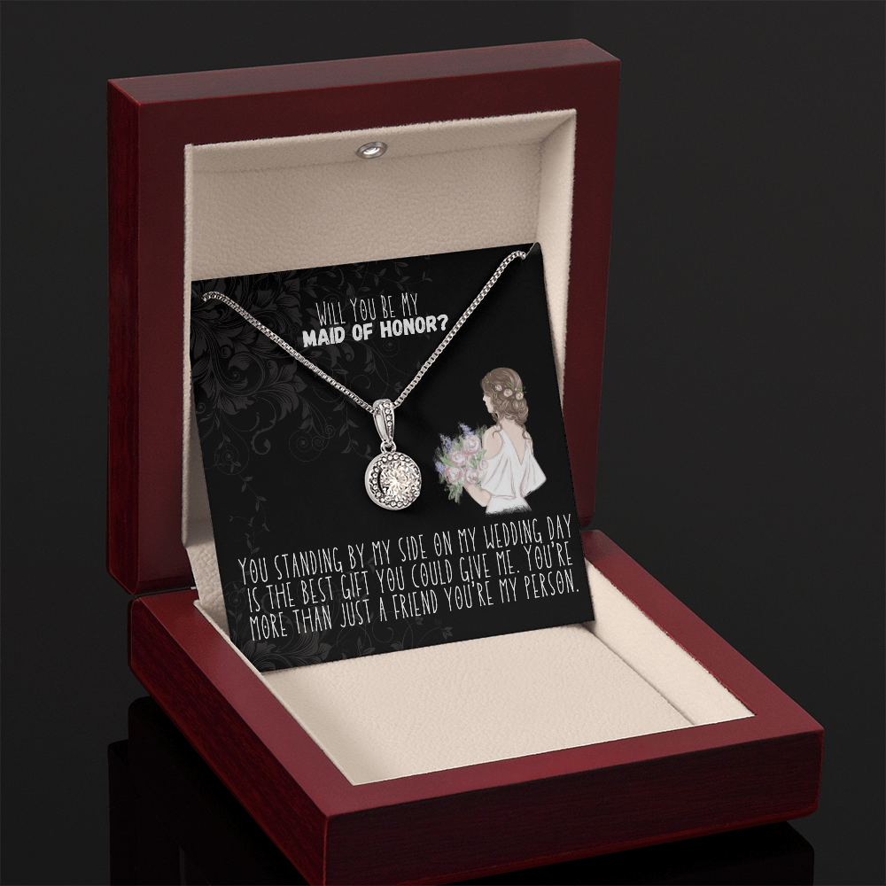 Maid of honor necklace, maid of honor proposal, bridesmaids proposal, wedding gift, wedding gift ideas, wedding necklaces, gift for maid of honor, MOH gifts, necklaces for bridesmaids