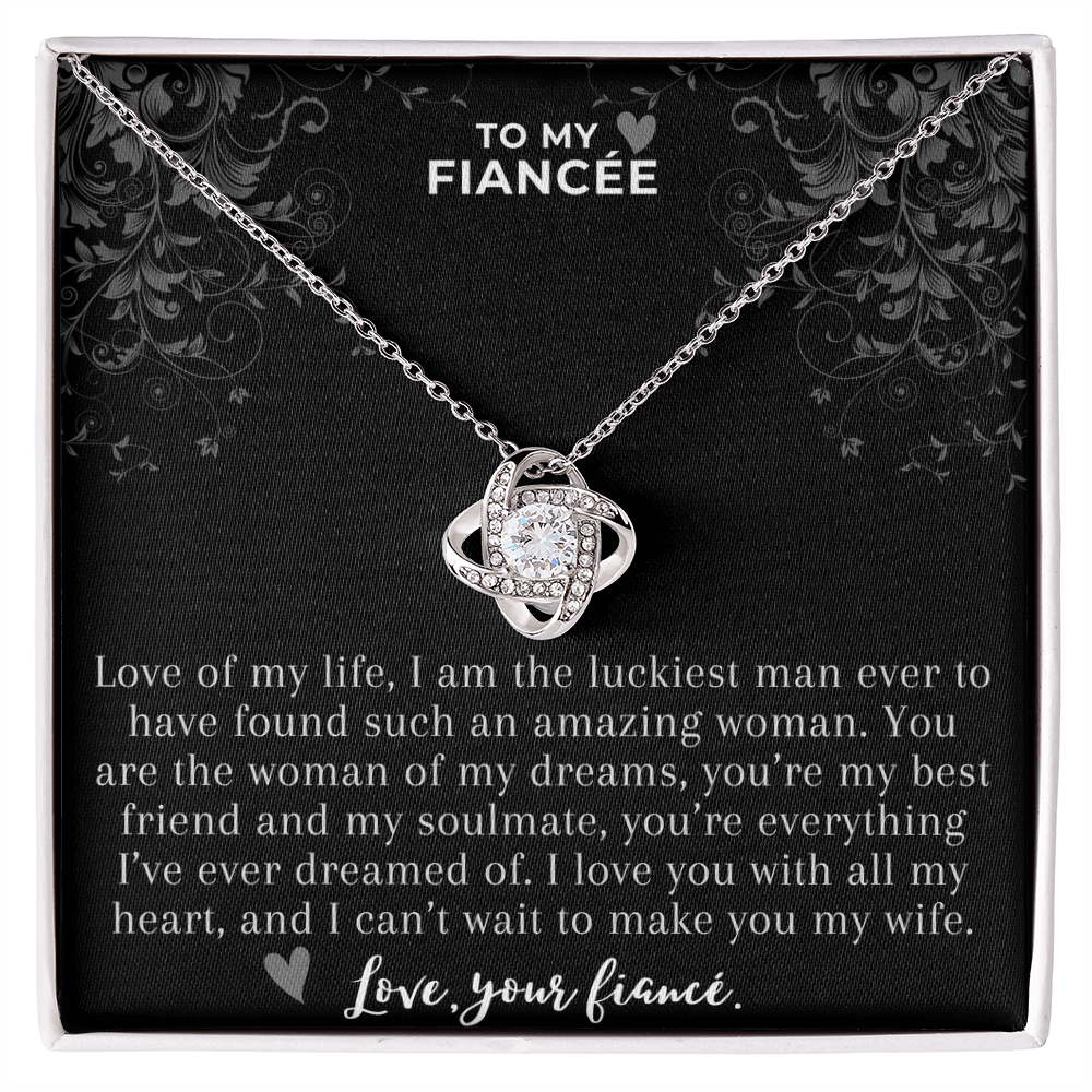 To My Fiancée, wedding gifts, bride necklace, to my bride, soon to be wife, future wife, thoughtful gifts, wedding gift, wedding day, weddings, from groom