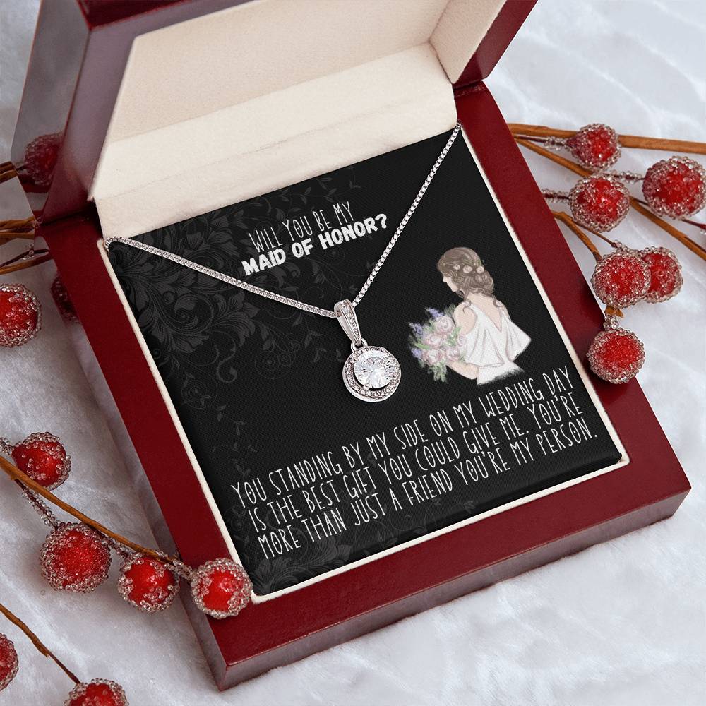 Maid of honor necklace, maid of honor proposal, bridesmaids proposal, wedding gift, wedding gift ideas, wedding necklaces, gift for maid of honor, MOH gifts, necklaces for bridesmaids